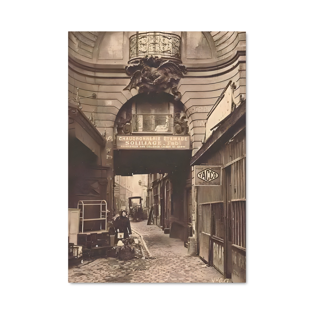 Poster Paris plongée
